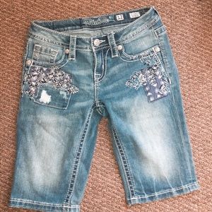 Miss Me Long Denim Size 12 Shorts